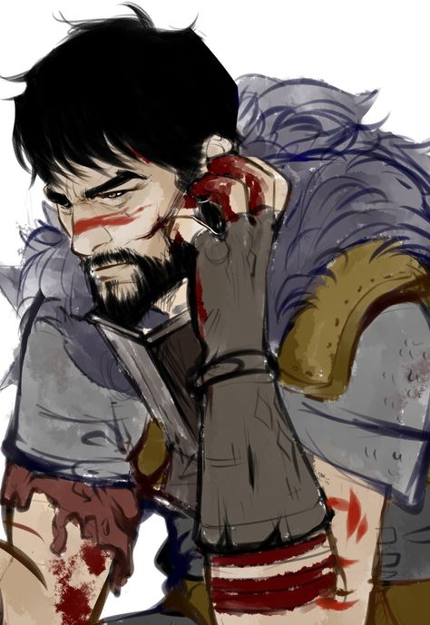 Dragon Age Hawke Art, Male Hawke X Fenris, Dragon Age 2 Hawke, Male Hawke, Dragon Age Hawke, Hawke Da2, Garrett Hawke, Hawke Dragon Age, Dragon Age Characters