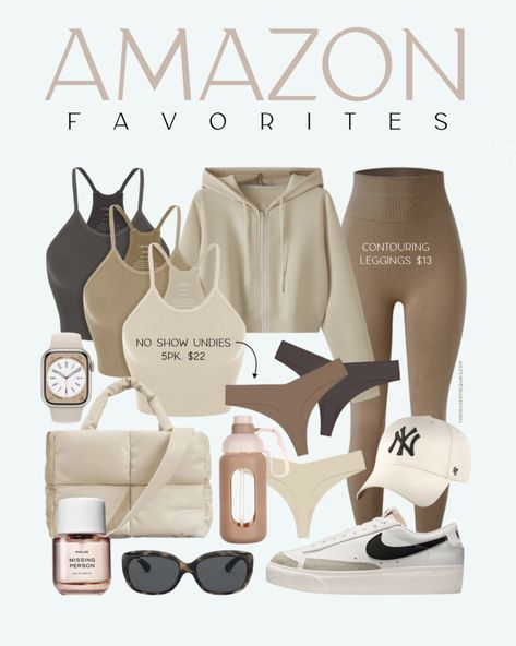 New Wardrobe Essentials, Amazon Must Haves Fashion, Neutral Athleisure Outfit, Mom Workout Outfits, Clothe Board, Style Workout Clothes, Traveling Outfits, Ltk Outfits, Chic Athleisure Outfits