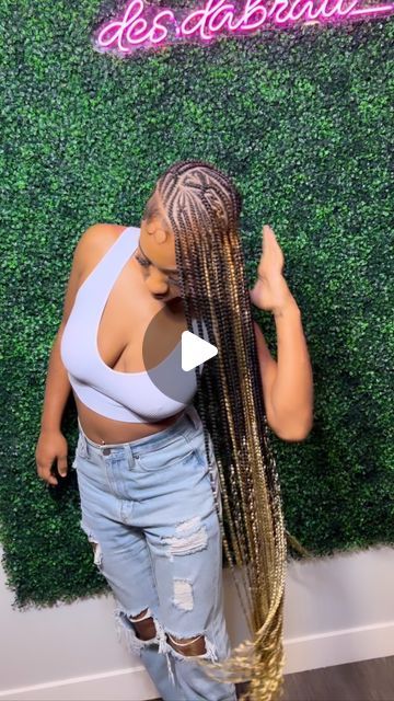 Lemon Aid Braids, Lemonade Braids In Front Knotless In Back, Lemonade Braids Black Women, Lemonade Braids With Color, Half Lemonade Braids Half Knotless, Half Lemonade Braids Half Box Braids, Lemonade Braids With Knotless, Lemonade Braids With Curls, Lemon Braids