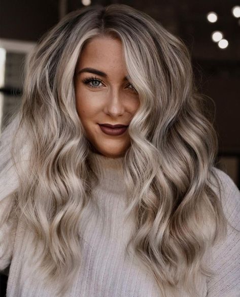 Popelavá Blond, Tmavý Blond, Winter Blonde Hair, Blonde Balayage Hair, Platinum Blonde Balayage, Winter Blonde, Blonde Balayage Highlights, Blonde Tips, Ash Blonde Balayage