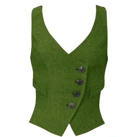 PRICES MAY VARY. Wool blend Imported Button closure High quality polyester, soft, resistant washing and durability are high quality,is not easy to wrinkle and fade Button closure，Women's Waistcoat Vest with Two Functional Pockets.The Features in Full Lining, V-Neck, Sleeveless,Button Up Design A variety of colors can be selected, no color shows different charm, strong dimensional stability Suitable for offices, waiters, work, steampunk themes, rock parties, Halloween, fashion shows, leisure, con Vest Button Up, Button Clothes Design, Sleeveless Button Up, Womens Vest Outfit, Women's Waistcoat, Womens Suit Vest, Waistcoat Women, Ladies Waistcoat, Waistcoat Outfit