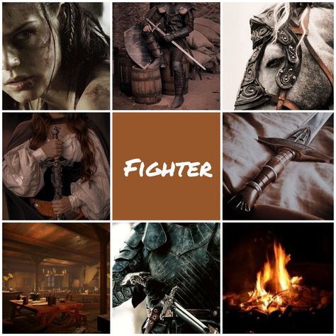 Dnd Fighter Aesthetic, Fighter Dnd Aesthetic, Fighter Aesthetic, Skyrim Oc, Dnd Fighter, Dnd Ocs, Npc Ideas, Fantasy Aesthetics, Moodboard Inspo