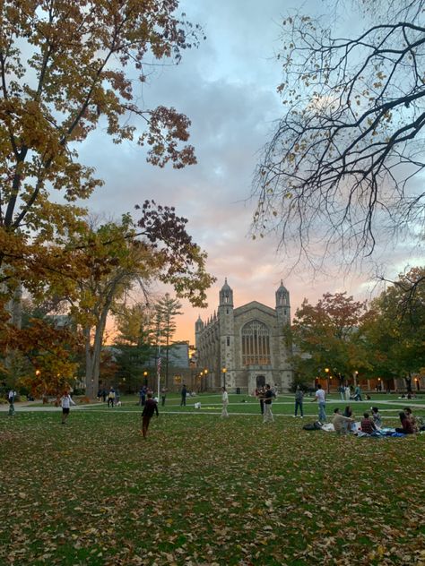 Umich Campus Aesthetic, Michigan College Aesthetic, U Of M Aesthetic, U Michigan Aesthetic, Usa University Aesthetic, Pretty College Campus, U Of M University Of Michigan, Pretty Universities, Mcgill University Aesthetic