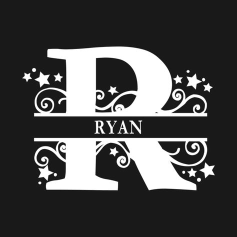 Ryan Monogram Initial Letter R - Ryan - T-Shirt | TeePublic Ryan Name, R Letter Design, Calligraphy Quotes Doodles, Wallpaper Iphone Love, Best Character Names, Drawing Letters, Calligraphy Quotes, Name Letters, Calligraphy Letters