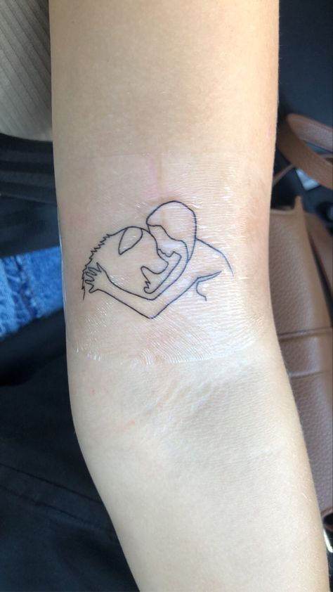 Heaven Is For Lovers Tattoo, Heaven Dog Tattoo, Earth Lover Tattoo, Dog In Heaven Tattoo, Tattoo For Dogs Ideas, Hand And Paw Tattoo, Dog Tattoos Memorial, Small Dog Tattoos For Women, Girl And Dog Tattoo