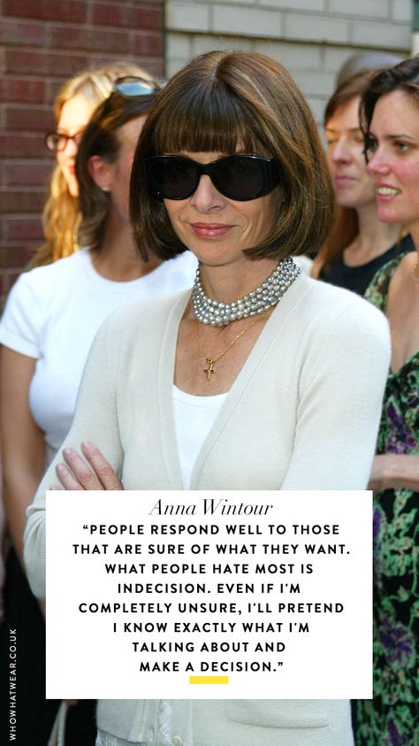 Anna Wintour Quotes, Vogue Editor In Chief, Anna Wintour Style, Fashion Journalism, Afternoon Slump, Womens Clothing Websites, Magazine Vogue, Anna Wintour, 2017 Fashion Trends