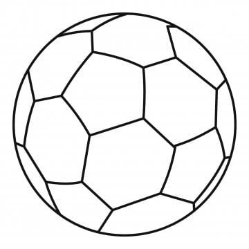 Handball, Soccer Ball Outline, Football Outline Drawing, Soccer Ball Drawing, Soccer Icon, Football Outline, Soccer Crafts, Football Vector, Soccer Backgrounds