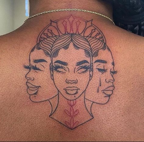 Black Girls With Tattoos, Tattoos For Black Skin, Red Ink Tattoos, Dope Tattoos For Women, Red Tattoos, Cute Tattoos For Women, Badass Tattoos, 1 Tattoo, Girly Tattoos