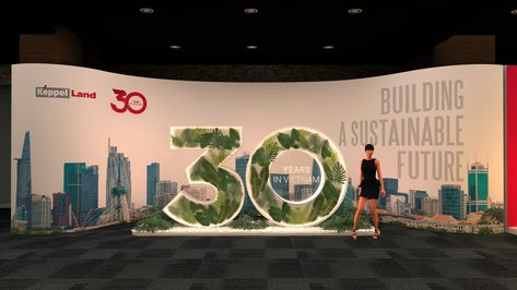 KEPPEL LAND :: Behance Photo Booth Backdrop, Experiential, Stage Design, Window Display, Eco Friendly, 3d Art, Sustainability, Arch, Photo Booth