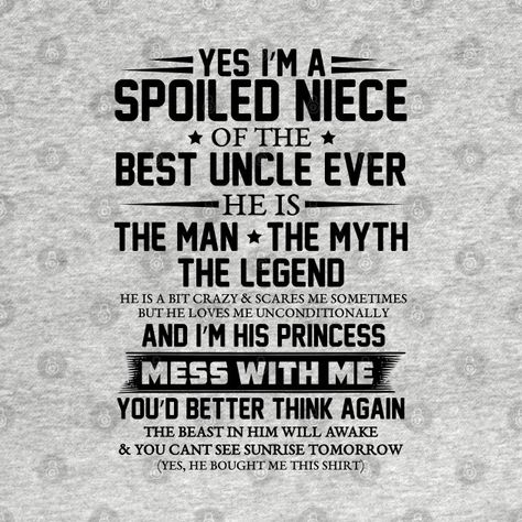 To My Uncle Quotes, Niece Quotes From Uncle, Birthday Message For Uncle, Uncle Poems, Niece Tattoo, Birthday Wishes For Uncle, Uncle Quotes, I Love My Niece, Nephew Quotes