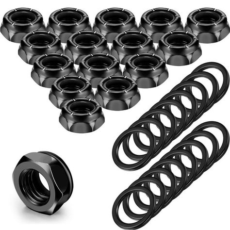 16 Pieces Skateboard Truck Nuts and 16 Pieces Skateboard Truck Axle Washers for Longboards and Skateboard Hardware Kit (Black) Skateboard Truck, Leaf Cutout, Animal Cutouts, Fruit Animals, Skateboard Parts, Skateboard Trucks, Small Business Cards, Color Crayons, Gold Stickers