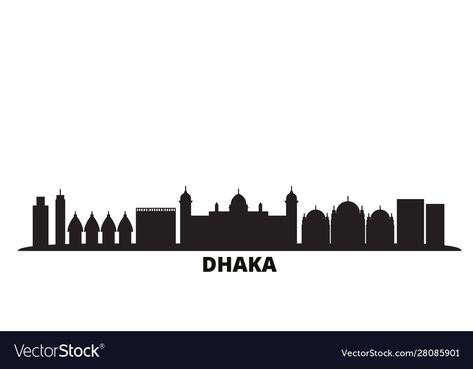 Bangladesh Dhaka City, Dhaka City, Bangladesh Dhaka, City Skyline, Png Images, Cityscape, Vector Images, Vector Free, Vector Illustration