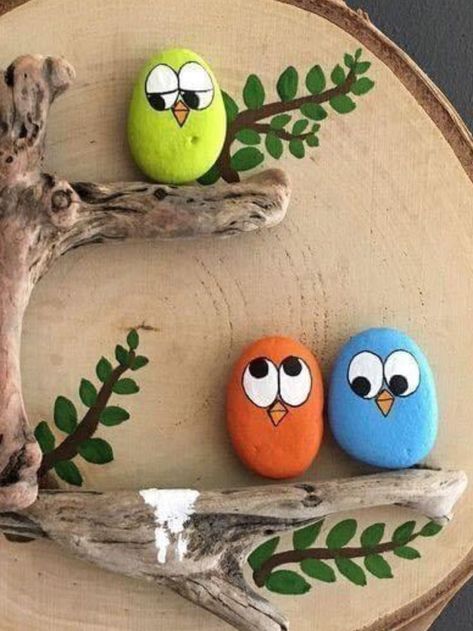 Pin by cheryl gauche on Pedres | Rock painting patterns, Rock crafts, Painted rocks craft Wooden Shelf Design, Diy Rock Art, Front Yard Landscaping Ideas, Yard Landscaping Ideas, Magical Garden, Landscaping Design, Painting Designs, Front Yard Landscaping Design, Rock Painting Art