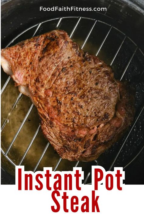 Ribeye Steak Instant Pot Recipes, Instapot Steak Recipes, Instant Pot Round Steak Recipes, Instant Pot Steak, Beef Chuck Steaks, Sirloin Steak Recipes, Lobster Recipe, Round Steak Recipes, Steak And Lobster