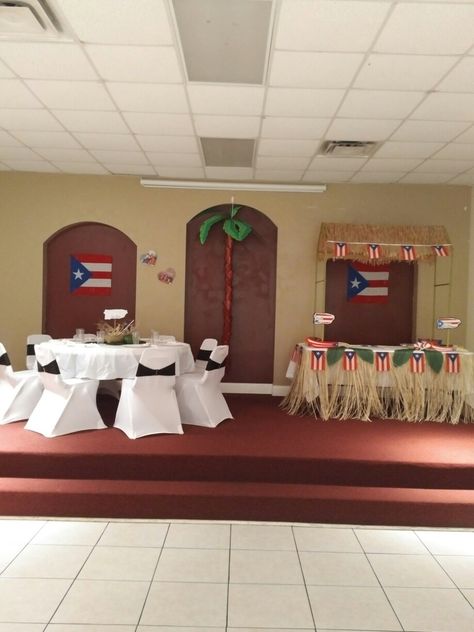 Puerto Rican domino birthday theme decor Puertorican Theme Party, Puerto Rico Party, Cuban Party, Quince Decor, 60th Bday, Dads Birthday, 15 Birthday, 50th Bday, Salsa Dance