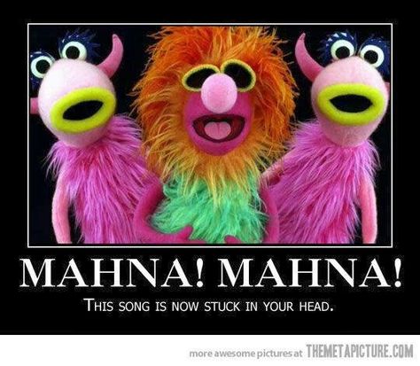 Muppets mana mahna this song is stuck in your head now Mahna Mahna, The Meta Picture, Fraggle Rock, The Muppet Show, Stuck In My Head, The Muppets, Jim Henson, Makes Me Laugh, Too Funny