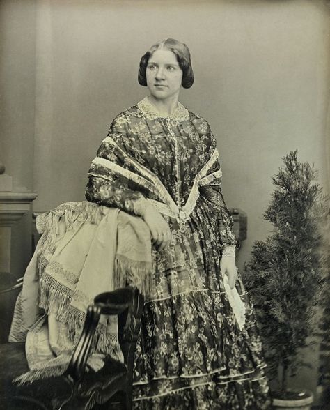 1848. Jenny Lind, the Swedish opera singer Leipzig, Hamburg, Opera Singer, Victorian Photography, 19th Century Women, Jenny Lind, 1860 Fashion, Antique Portraits, The Royal Collection