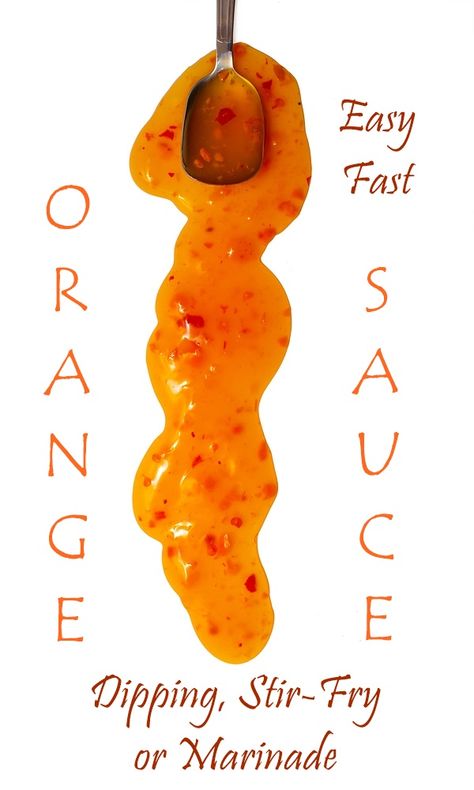 Chinese Orange Sauce, Mandarin Sauce Recipe, Orange Dipping Sauce, Orange Sauce Recipe, Food Sauces, Asian Sauces, Asian Sauce, Dipping Sauces, Marinade Sauce