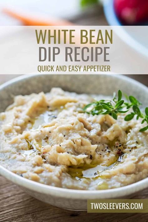 Italian White Bean Dip, Butter Bean Dip Recipe, Creamy Black Bean Dip, Tuscan White Bean Dip, Healthy Bean Dip Recipes, Kidney Bean Dip, Healthy Bean Dip, White Bean Dip Recipe, White Bean Spread