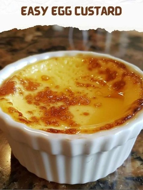 All Grandm'a Recipes | Easy Egg Custard | Facebook Egg Custard Recipe Easy, Egg Custard Pudding, Easy Egg Custard, Custard Recipe Easy, Egg Custard Recipes, Custard Pudding, Egg Custard, Custard Recipes, Grandmas Recipes