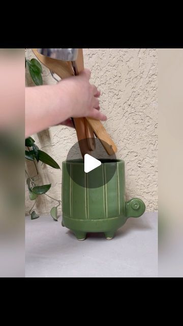 Goblin pottery on Instagram: "Turtle utensil holder back in stock! 
🐢🐢🐢 goblinpottery.com 
#pottery #ceramics #turtle #utensilholder #maker #cute #kitchendesign #kitchendecor #spoonholder #spokane #ceramicarts #smallbatch #art #fun #play #cooking #foodie #potterystudio #potterylove #etsy" Ceramics Turtle, Ceramic Utensil Holder, Spoon Holder, Pottery Ceramics, Utensil Holder, Pottery Studio, Back In Stock, Small Batches, Kitchen Design