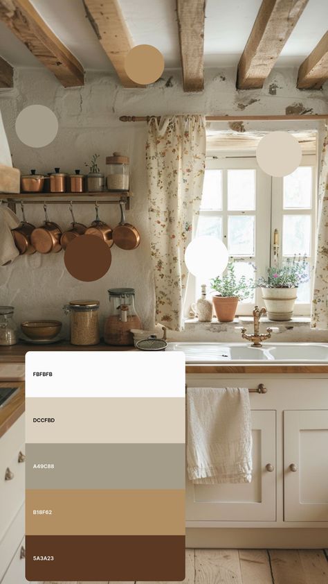 French Cottage Color Palette, Earthtones Colors, Country House Colors, Tuscan Kitchen Colors, Tuscan Color Palette, Tuscan Paint Colors, Cottage Color Palette, 2025 Kitchen, Italian Country House