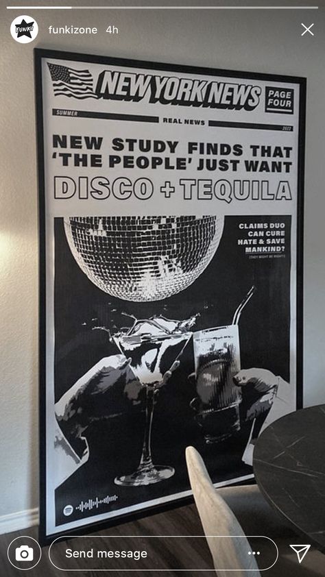 Disco And Tequila, Disco Tequila, Charlotte Nc, 21st Birthday, First Home, Tequila, Digital Prints, Ships, House Styles