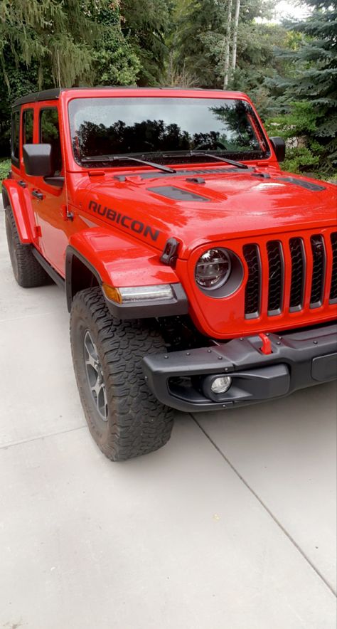 Jeep Wrangler Rubicon Red, Red Jeep Rubicon, Red Jeep Aesthetic, Suv Aesthetic, Jeep Aesthetic, Red Jeep Wrangler, Red Jeep, Cars Jeep, Splash Images