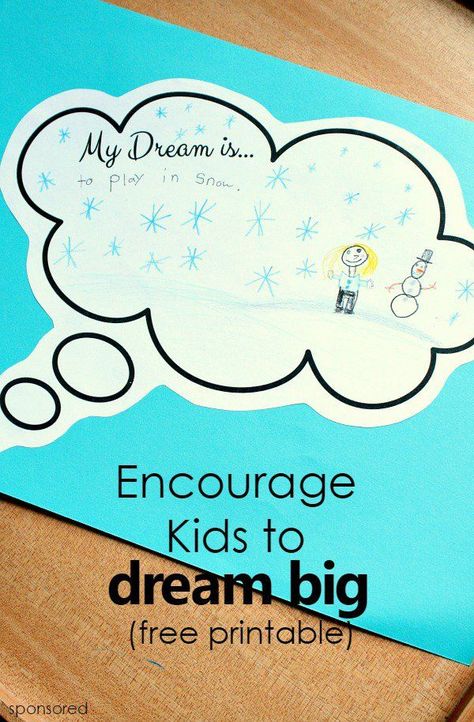 Encourage Kids to Dream Big -free printable response sheet Mlk Crafts, Mlk Activities, What Do I Do Now, Stem Bins, Dreams And Goals, Mlk Jr, Lessons For Kids, Kids Health, Creative Kids