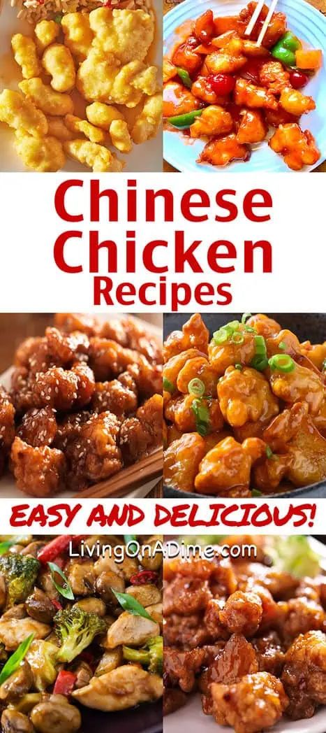 These easy Chinese chicken recipes are delicious and versatile, and much cheaper than buying Chinese food at a restaurant. Discover easy recipes for sweet and sour chicken, sesame chicken, garlic chicken, orange chicken, and more! Easy Chinese Chicken Recipes, Easy Chinese Chicken, Chinese Chicken Dishes, Chicken Sesame, Chicken Orange, Chinese Dishes Recipes, Chicken Garlic, Chinese Chicken Recipes, Homemade Chinese Food