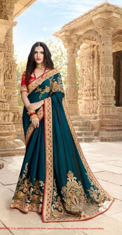 Wedding Sarees Online, Designer Sarees Online, Trendy Sarees, Saree Trends, Elegant Saree, Wear Saree, Chiffon Saree, Designer Saree, Indian Ethnic Wear