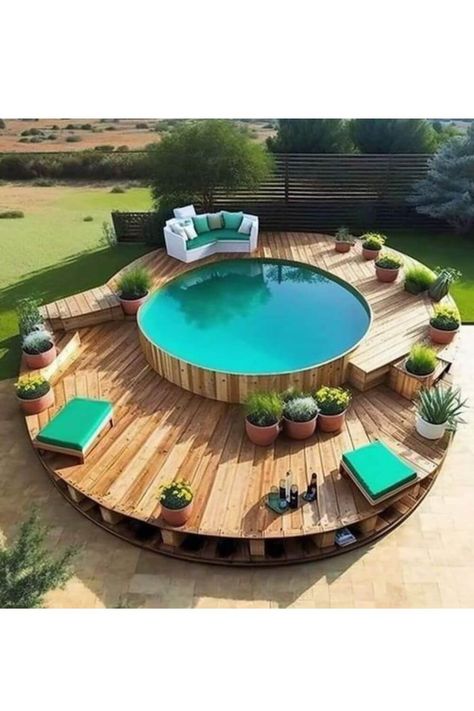 Transform Your Backyard with These Stunning Above Ground Pool Ideas Small Pool Design Ideas, Outdoor Storage Ideas, Ideas De Piscina, Functional Backyard, Deck Piscina, Pool Design Ideas, Outdoor Pool Area, Diy Swimming Pool, Tank Pool