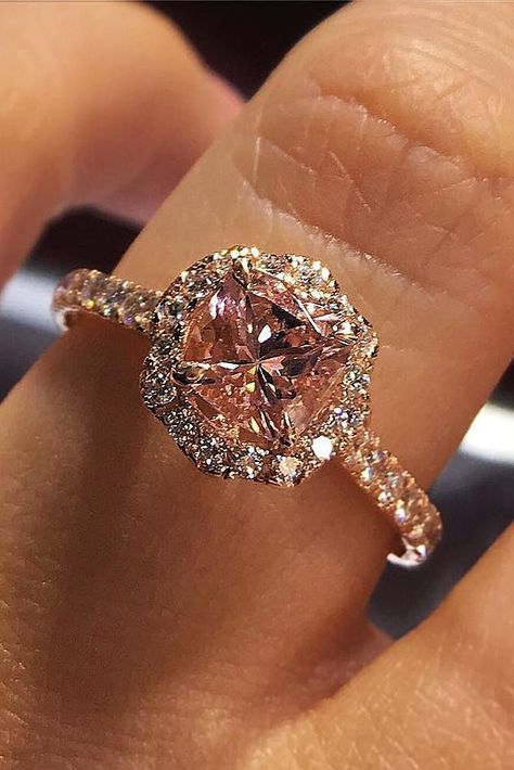 Fine Engagement Rings, Wedding Rings Princess Cut, Tattoo Henna, Cute Engagement Rings, Future Engagement Rings, Beautiful Wedding Rings, Cushion Cut Engagement Ring, Dream Engagement Rings, Morganite Engagement Ring