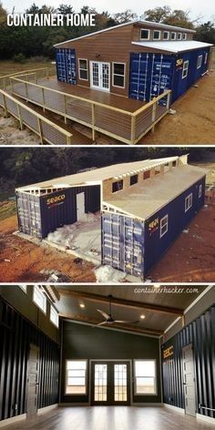 Shipping Container Home Designs, Shipping Container House Plans, Building A Container Home, Decorating Ideas For The Home, Container House Plans, Shipping Container House, Container Home, Summer Decorating Ideas, Container House Design