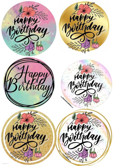 Happy Birthday Cake Topper Printable Free With Name, Happy Birthday Cupcake Topper Printable, Happy Birthday Printable Cake Topper, Happy Birthday Topper Printable, Happy Birthday Stickers Printable, Happy Birthday Topper Printable Free, Birthday Topper Printable Free, Happy Birthday Cupcake Topper, Happy Birthday Cake Topper Printable Free