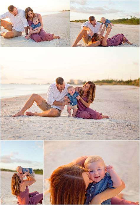 Beach Pictures Family Of 3, Sea Family Photo Ideas, Family Beach Photos With Baby, Beach Photo Ideas Family, Family Beach Pictures With Baby, Pier Family Photos, Toddler Beach Photos, Beach Family Photo Ideas, Beach Baby Photography