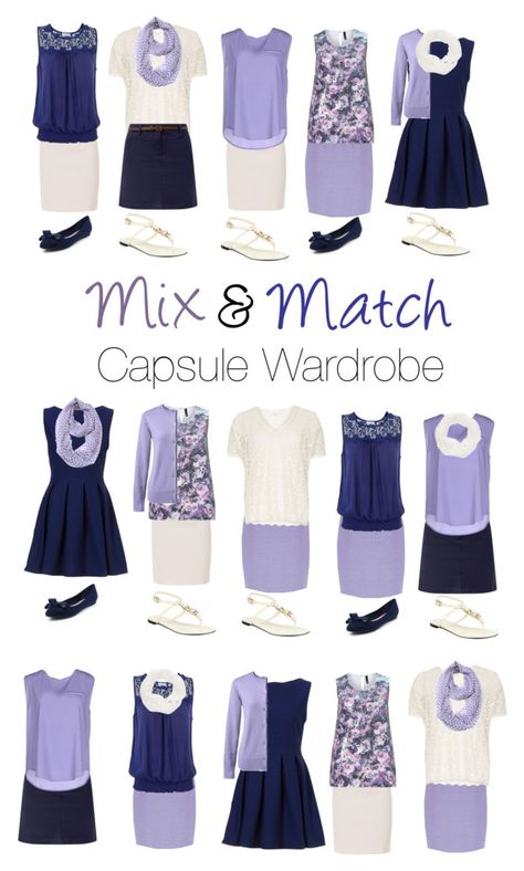 "Capsule Wardrobe: Navy and Lavender" by mary-grace-see on Polyvore featuring Paule Ka, New Look, Brave Soul, Dorothy Perkins, ..,MERCI, Le Nom, Jacques Vert, Lands' End, Manon Baptiste and Burberry Navy And Lavender, Skirt Lengths, Wardrobe Colors, November Outfits, Capsule Dressing, Capsule Closet, Wardrobe Capsule, Fashion Capsule Wardrobe, Paule Ka