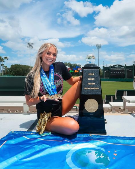 5X WORLD CHAMPION.. & this one might be my new favorite 🩷💍🥇 Gabi Fuller, Cheer Things, All Star Cheer, World Champion, All Star, On Instagram, Quick Saves, Instagram