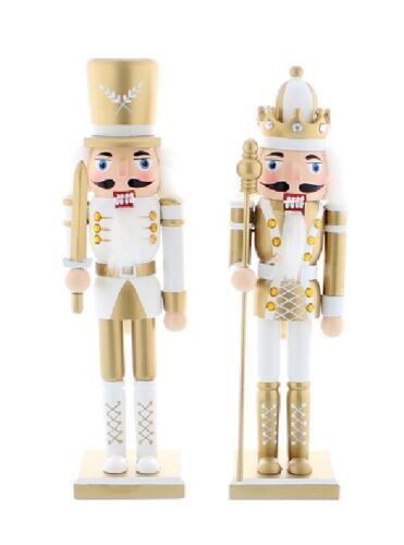 White And Gold Nutcracker, Gold Nutcracker Christmas, Christmas Decor Gold And White, Ball Themes, White Nutcracker, Gold Nutcracker, Church Christmas Party, Nut Crackers, Nutcracker Decor