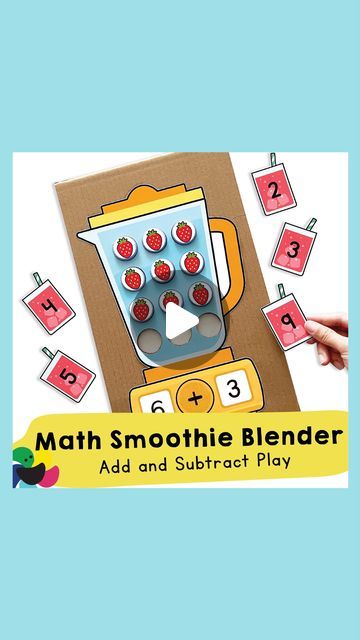 Chana Favors on Instagram: "Introducing Math Smoothie Blender 🍹 Let's blend math and fun! 🎉 Enhance math skills with fruity smoothie-making adventures with your little ones! 🍓  🥝 Perfect for homeschooling or classroom learning. Shop now on Etsy. Link in Bio!  ☰What you'll need:  * Chanafavors Printables  🌈 Shop for Printable PDF Files 🖨 Chanafavors.etsy.com  (Click our profile for live link)  * Cardboard * Bottle Caps * Cutter Knife / Scissors * Glue Stick * Adhesive Tape * Whiteboard Markers  ❤️ Like,  Share, and Save for future inspiration.  🌟Follow @chanafavors for fresh ideas every week!  #ChanaFavors  . . . . . .  #kidsactivities #kidslearning #earlylearning #preschool #preschoolactivities #preschoolactivity #preschoolathome #funactivitiesforkids #playlearngrow #playbasedlearni Future Inspiration, Smoothie Blender, Whiteboard Marker, Glue Stick, Adding And Subtracting, Preschool At Home, Play Based, Fun Activities For Kids, Bottle Caps