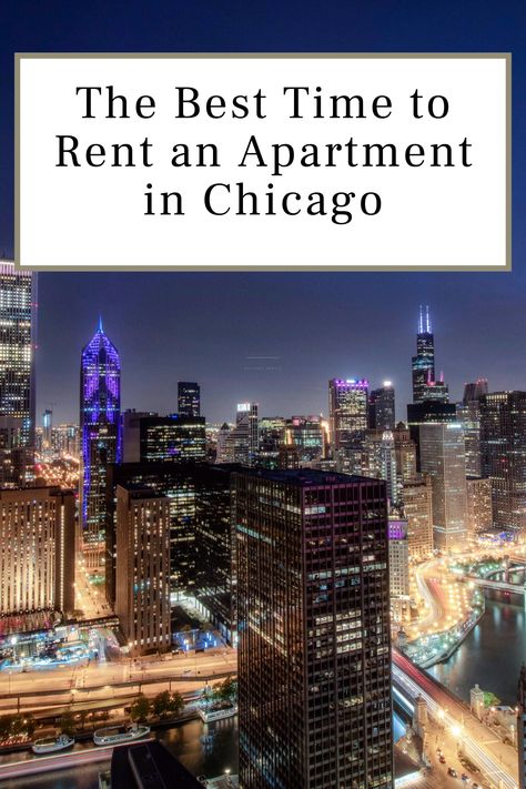 If you’re interested in moving to Chicago and getting a new apartment, you are probably wondering when the best time to rent an apartment in Chicago is. The simple answer to this question is that it’s different for everyone! Ultimately, your answer is when you need to rent. Downtown Chicago Apartment, Apartments Chicago, Apartment In Chicago, Chicago Luxury, Moving To Chicago, Apartment Hunting, Chicago Apartment, Apartment Luxury, New Apartment