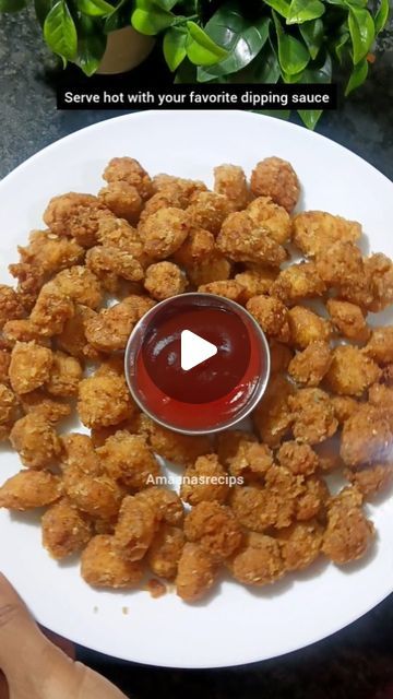 𝐀𝐦𝐚𝐚𝐧𝐚𝐬 𝐑𝐞𝐜𝐢𝐩𝐞𝐬 on Instagram: "Easy Homemade Popcorn Chicken 

#chickenpopcornsalad
#chickenpopcornrecipe
#popcornchicken
#kfcpopcornchicken
#crispypopcornchicken
#popcornchickenkfcstyle
#friedchicken #spicyfoodz" Popcorn Chicken Recipe Meals, Oven Popcorn Chicken, Diy Popcorn Chicken, Chicken Popcorn Recipe, Kfc Popcorn Chicken Recipe, Homemade Popcorn Chicken, Chicken Popcorn Photography, Chicken Popcorn, Chicken Pop