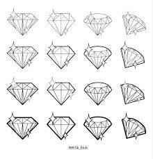 Diamond Outline Tattoo, Diamond Doodle, Tattoo Diamond, Small Diamond Tattoo, Diamond Sketch, Diamond Tattoo Designs, Diamond Tattoo, Tatuagem Masculina Pequena, Diamond Outline