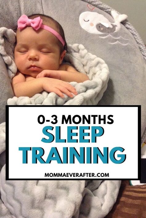 Sleep Training 101; 0-3 Months - Momma Ever After 2 Month Old Baby, Newborn Schedule, Baby Routine, 3 Month Old, Newborn Baby Tips, Baby Sleep Schedule, Newborn Mom, Baby Life Hacks, Sleep Training Baby