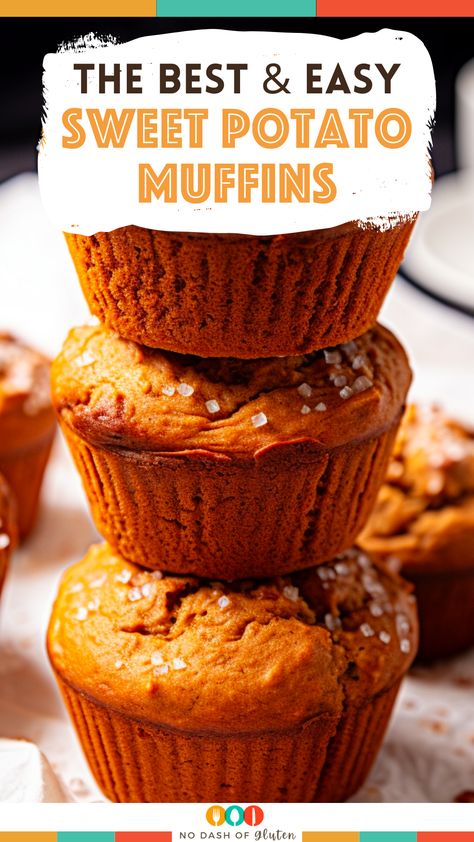 Start your day with a heartwarming embrace of Sweet Potato Muffins. Made with love and sweet potatoes, they're a cozy breakfast delight. Get the recipe now and brighten up your mornings! Sweet Potato Mini Muffins, Sweet Potato Cakes Fried, Recipes With Sweet Potato Puree, Sweet Potato Carrot Muffins, Easy Sweet Potato Bread, Vegan Sweet Potato Muffins, Sweet Potatoes Muffins, Sweet Potato Cornbread Muffins, Sweet Potato Leftover Recipes