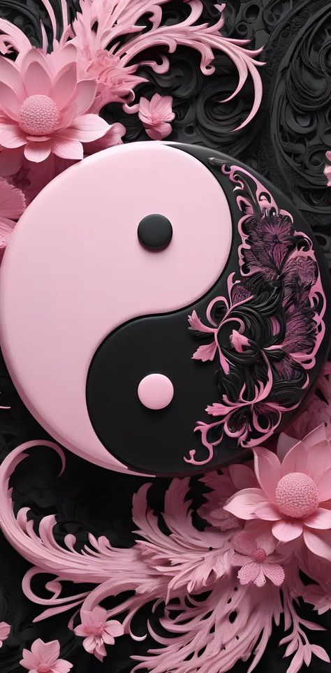 Ying And Yang Wallpaper, Yin Yang Aesthetic Wallpaper, Ying Yang Wallpaper Aesthetic, Yin And Yang Wallpaper, Ying Yang Wallpaper, Yin Yang Wallpaper, Ancient Philosophy, Phoenix Artwork, Interior Design Wallpaper