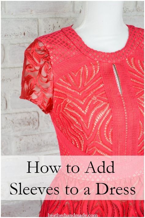 Add Sleeves, Beginner Sewing Projects Easy, Leftover Fabric, Sewing Projects For Beginners, Easy Sewing Projects, Love Sewing, Sewing For Beginners, Learn To Sew, Sewing Patterns Free