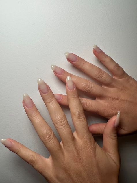 I Got "Naked" French Tips and My Nails Have Never Looked Better Naked French Nails, Naked French Tip Nails, Sheer French Tip Nails, Naked Nails Design, Naked French Manicure, Natural French Tips, Natural French Tip Nails, Natural Nails French, Natural French Nails