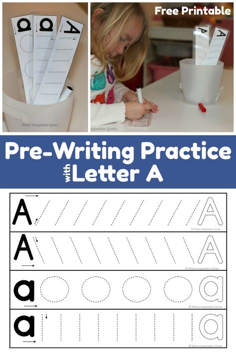 Handwriting Strokes Preschool, Practicing Writing Letters, Writing For Preschoolers Free Printable, Toddler Writing Practice, Writing Station Preschool, Preschool Writing Center Ideas, Pencil Control Worksheets Free, Letter Formation Poems, Letter Formation Printables