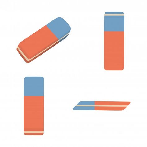 Isolated blue and red eraser. office and... | Premium Vector #Freepik #vector #school #set #eraser #rubber Eraser Drawing, English Phonics, School Accessories, School Items, Phonics, Premium Vector, Graphic Resources, Red And Blue, Back To School